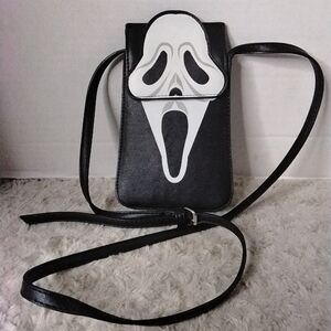 Scream Ghost Face: Black Crossbody Bag, Wallet, Purse - BioWorld. Very Clean.